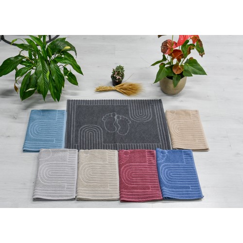 50X70 PASPAS ELEKTRO DESEN 20-2 RİNG İPLİK %100 PAMUK DÜZİNESİ 2500 GR.